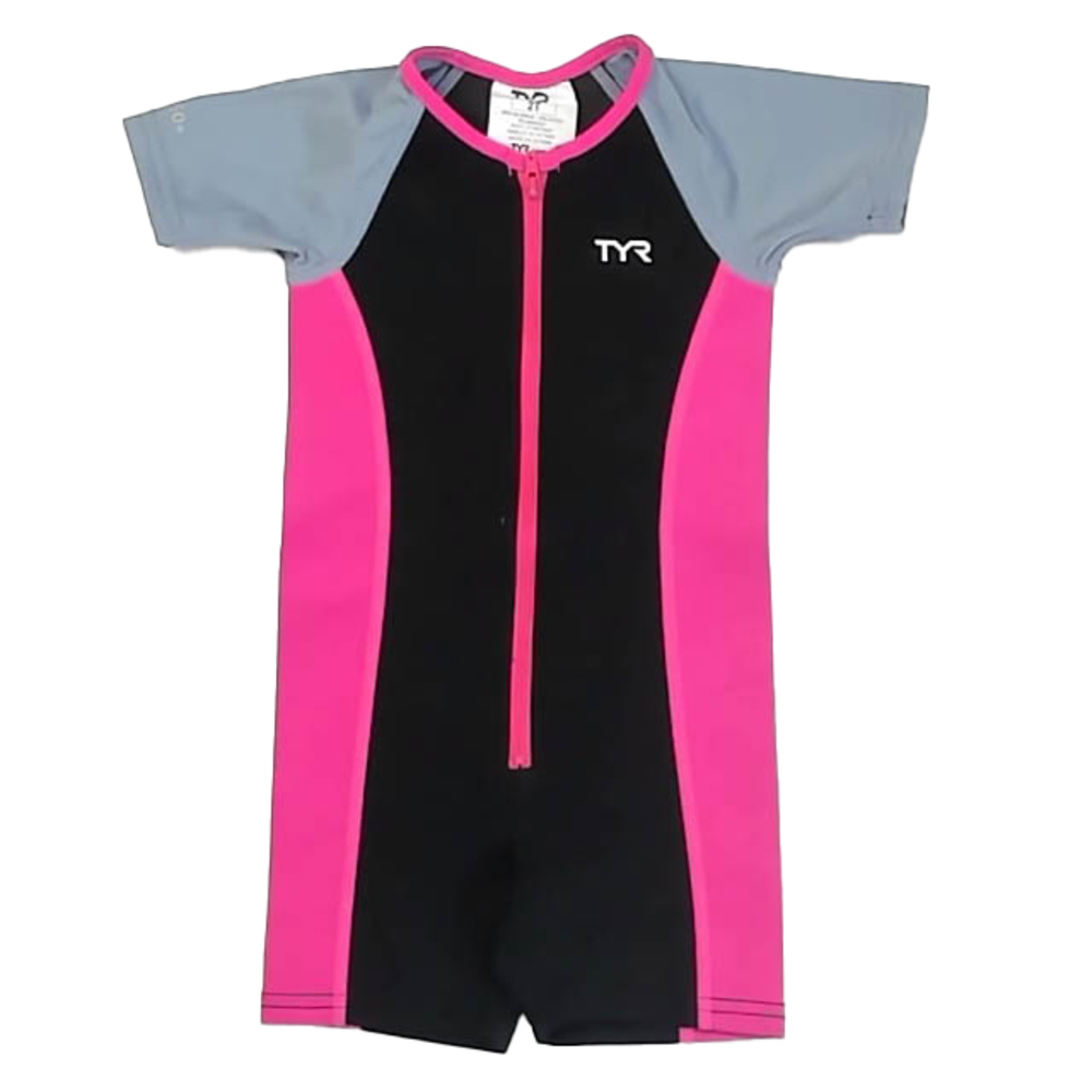 TYR Girls Black | Pink 1-piece Swimsuit size: 2T